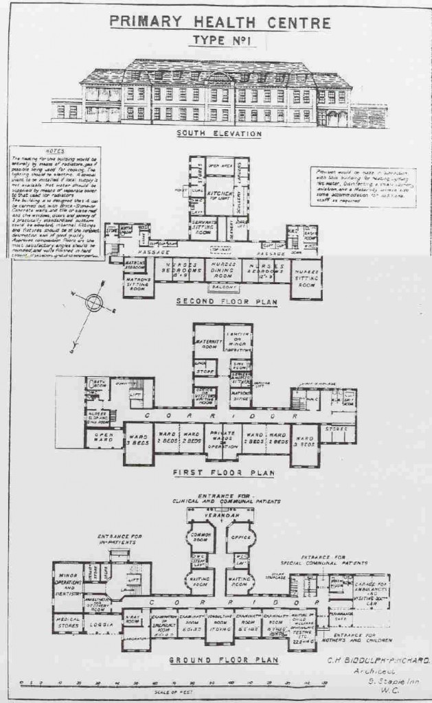 Primary Health Centre design 1920