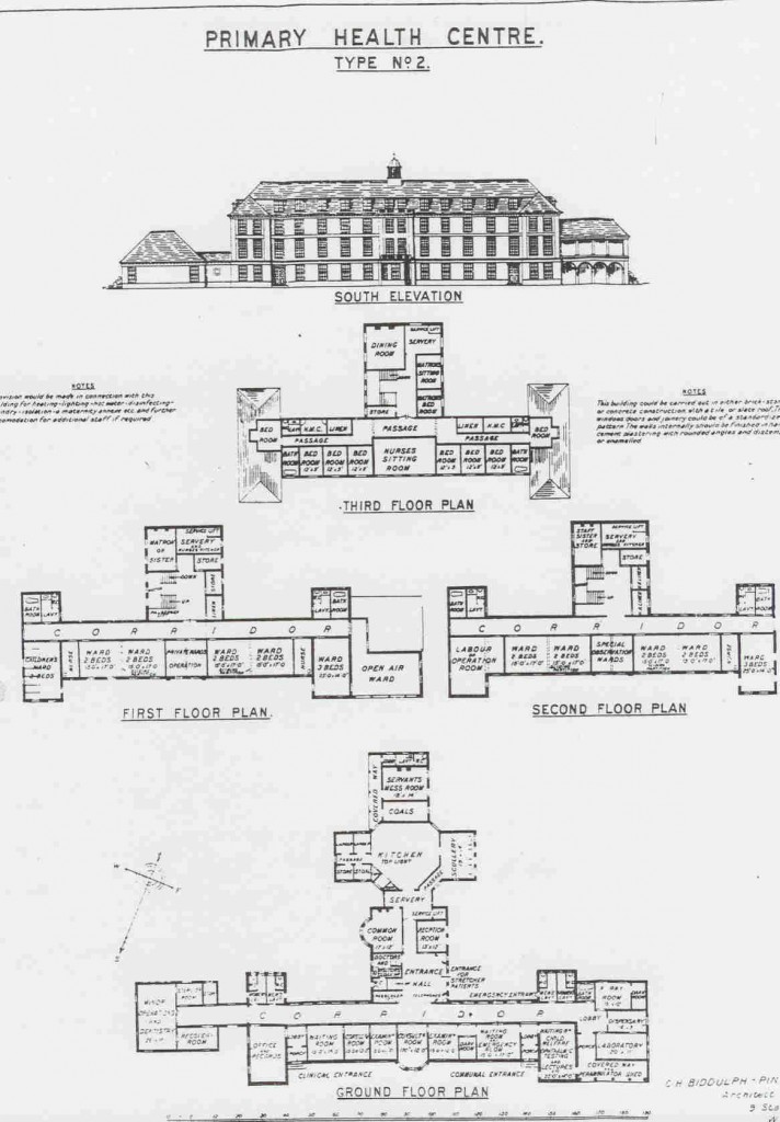 Large Primary Health Centre design 1920