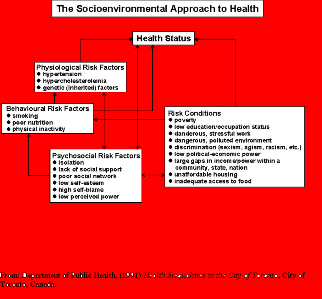 Socioenvironmental approach to health