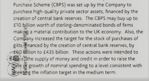 Bank of England report